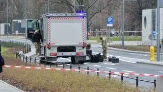 Pozostawiony bagaż na stacji metra Trocka