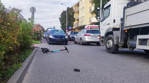 Kierowca potrącił dziecko na hulajnodze