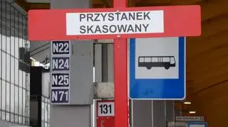 Przystanek skasowany