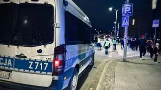 Policja przed meczem na Narodowym