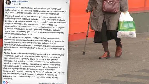 Trzaskowski o zagrożeniu koronawirusem: zachowujmy się racjonalnie i uważnie