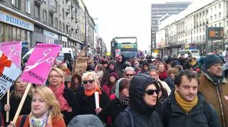 Manifa przejdzie z pl. Defilad przed Sejm