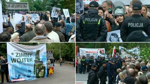 Awantury przed pogrzebem na Powązkach