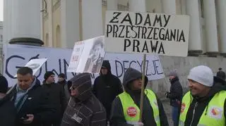 Protest taksówkarzy