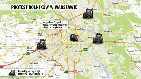 1000 ciągników ruszy do Warszawy. Rolnicy: zostawimy je na parkingach