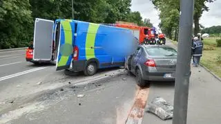 Wypadek w alei Zielenieckiej