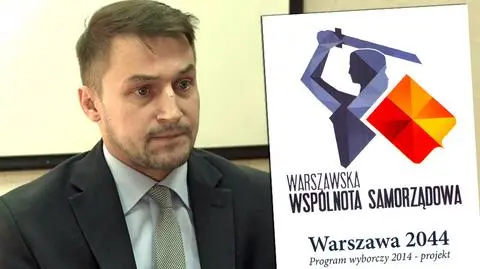 Guział chce być jak Starzyński. "Partią Warszawa, szefami warszawiacy"