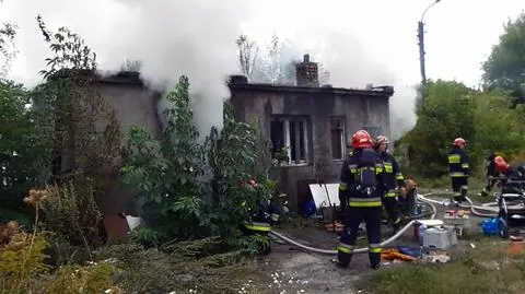 Pożar altanki na Mokotowie. "Zamieszkiwali ją bezdomni"