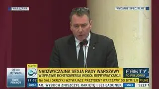 Przemówienie Cezarego Jurkiewicza