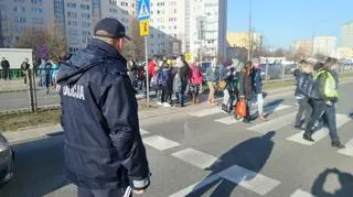 Protest na Umińskiego 