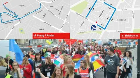 Weekendowe frezowanie ulic Sasanki i Posag 7 Panien
