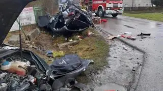 Niebezpieczne zderzenie samochodów w okolicach Garwolina