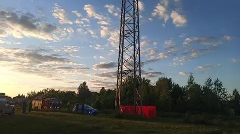 Wszedł na słup energetyczny. Skończyło się tragicznie