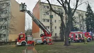 Pożar na Elbląskiej 