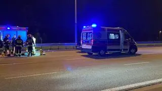 Wypadek na Trasie Siekierkowskiej 