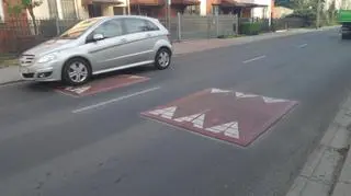 Progi zwalniające na Gilarskiej