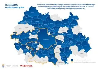 Samorządy, które poparły stanowisko w sprawie środków z EFRR