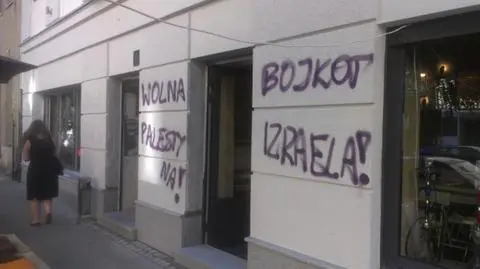 "Syjonizm to rasizm" na restauracji Tel-Aviv