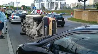 Wypadek na Wale Miedzeszyńskim