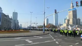 Protest przeciwko budowie linii 400kV