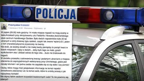 Brutalny atak na Gocławiu. "Grozili wydłubaniem oka"