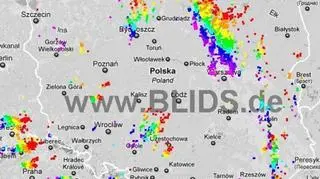 Burze nad Polską 12.45-14.45 