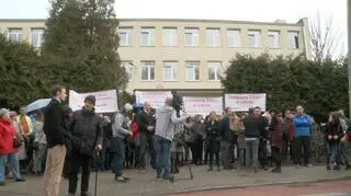 Protest rodziców na Żoliborzu