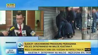 Prokurator Nowak o areszcie Kajetana P.