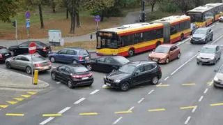 Ogromne utrudnienia na Służewcu