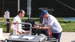 Robert Kubica na planie nagrań akcji PKN Orlen