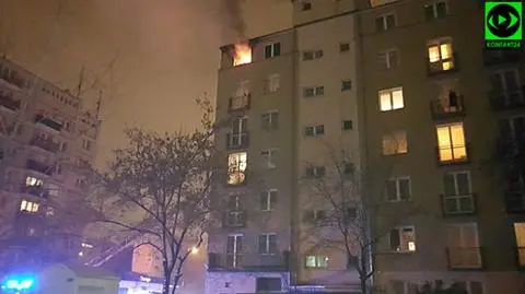 Pożar na Mokotowie. Jedna osoba nie żyje 