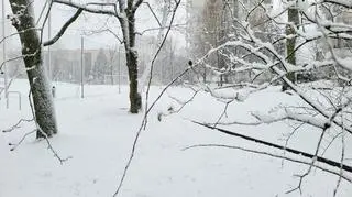 Atak zimy w Warszawie