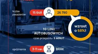 Dolina Służewiecka po wytyczeniu buspasa 