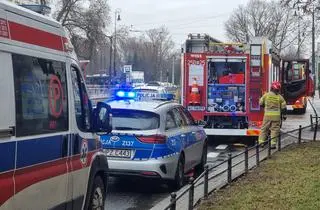 Pożar mieszkania przy placu Wilsona 