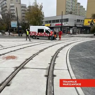 Budowa linii tramwajowej na Kasprzaka