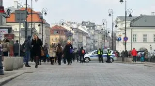 Służby zabezpieczają pikietę