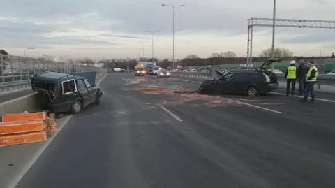 Wypadek na kilka godzin zablokował obwodnicę