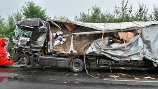 Kolizja na obwodnicy Karczewa