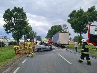 Śmiertelny wypadek na DK62