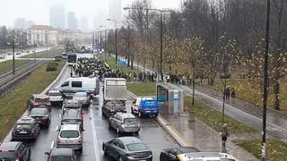 Protest młodych aktywistów klimatycznych