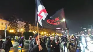 Protest w Śródmieściu