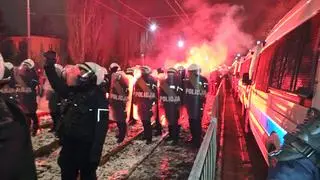 Protestujący dotarli na Mickiewicza