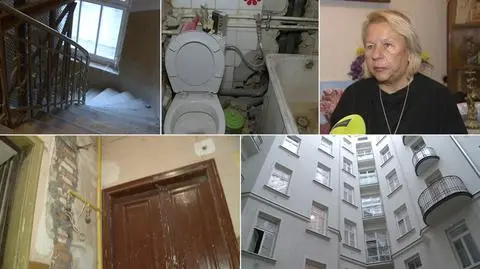 Zniszczone ściany, pył i hałas, "terror". Tak mieszkają lokatorzy Nowogrodzkiej