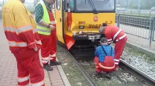 Zderzenie tramwajów na Bemowie