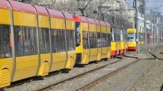 Tramwaje stanęły na Grójeckiej