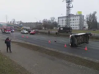 Zderzenie w alei Prymasa Tysiąclecia