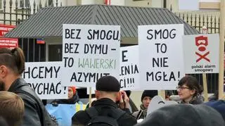 Manifestacja na placu Bankowym