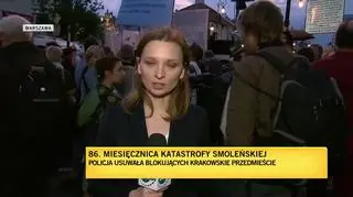 Relacja sprzed Pałacu Prezydenckiego