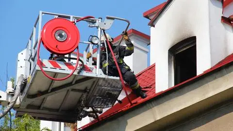 Pożar na Mokotowie. Spłonęła wanna