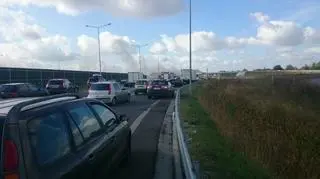 Wypadek na autostradzie A2